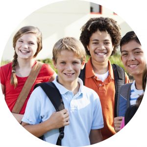 How to support you child through the transition journey - image of students together in a group