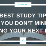 Organising Students - image of podcast with Kate Gladdin on study tips to ensure you dont mind blank during your next exam