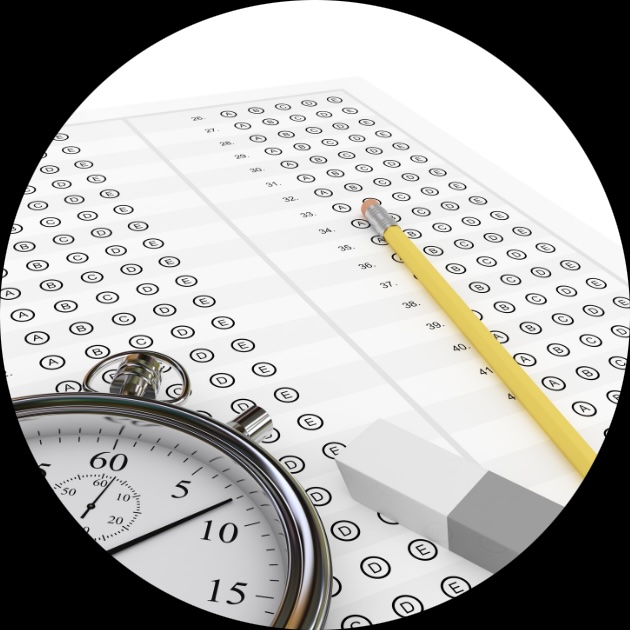 Organising Students BLOG -What Matters Most After Exams? What You Do Next - IMAGE of an exam paper and clock