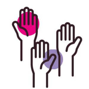 Organising Students Blog - Failing Forward: why mistakes are the secret to learning - image of a few hands raised