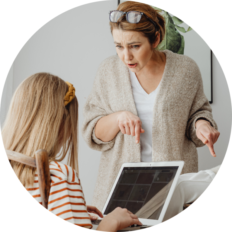 BLOG - Supporting Without Overstepping: How to Stop Nagging and Build Independence - image of mum nagging her daughter