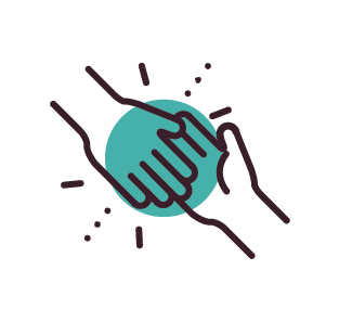 Organising Students BLOG - image of two hands coming together to represent a student asking a teacher for help