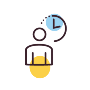 Organising Students BLOG - Supporting Executive Function at home - image of a person and a clock
